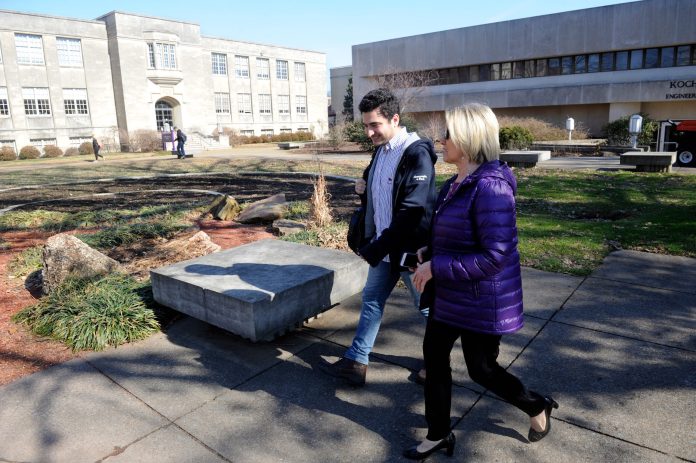 The deputy Title IX director at Indiana University was accused of sexual assault by fellow ASCA board member. (Mike Lawrence/Courier & Press via AP)