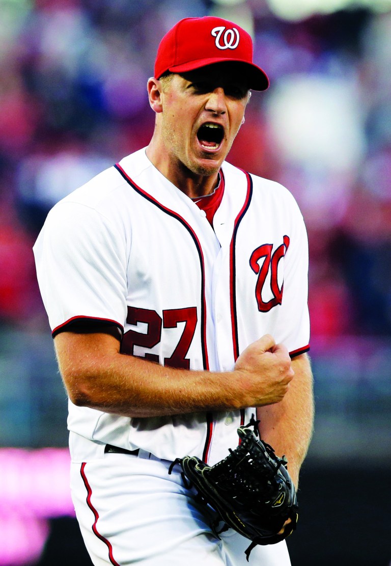 Alex Brandon/AP
Washington Nationals right-hander Jordan Zimmermann pitched one scoreless inning of relief against the St. Louis Cardinals in Game 4 on Thursday. 