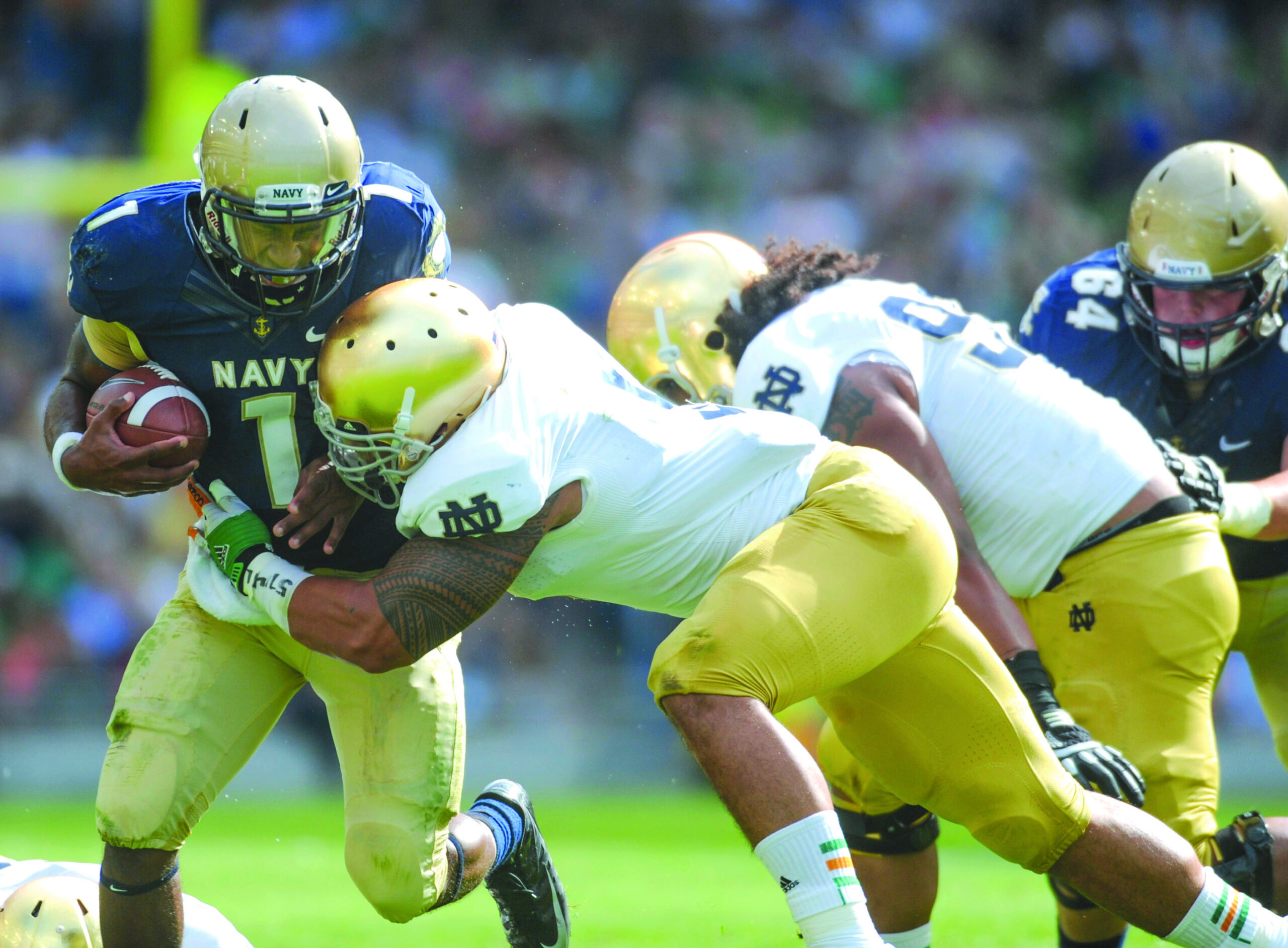 Irish feel right at home in win over Midshipmen