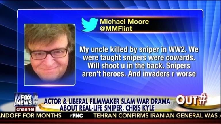 Mainstream Media Scream: Michael Moore calls snipers ‘cowards’