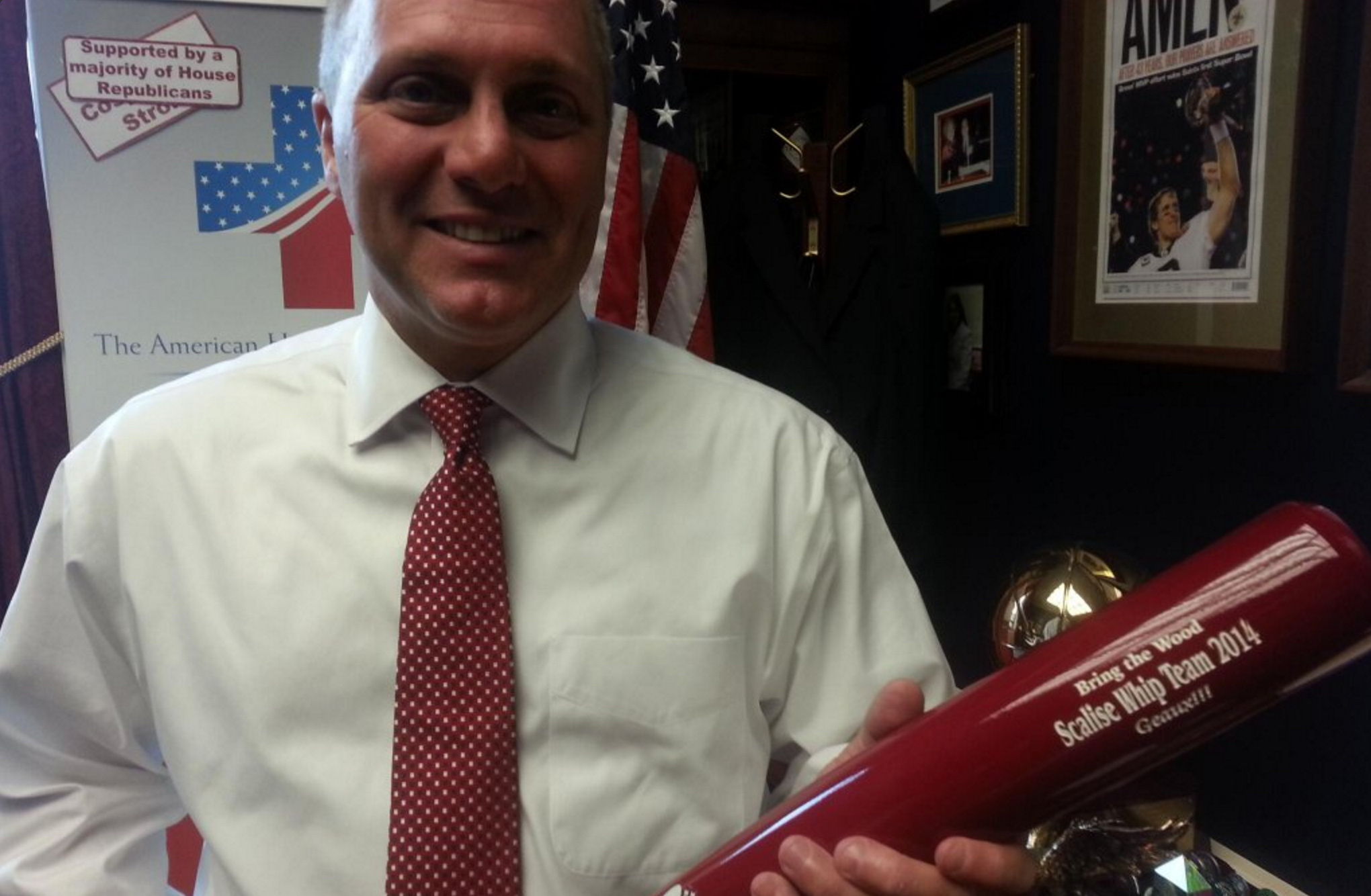 Steve Scalise’s long-time love of baseball