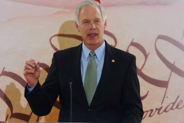 At last Wednesday's Senate Republican retreat at the Library of Congress, Sen. Ron Johnson presented an extensive PowerPoint proposal to 