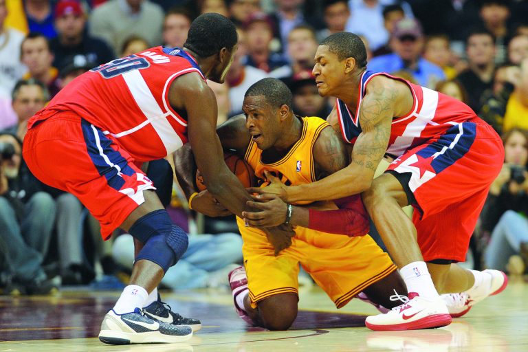 Mark Duncan/AP
Wizards rookie guard Bradley Beal had eight points, three rebounds and three assists in his NBA debut Tuesday night.