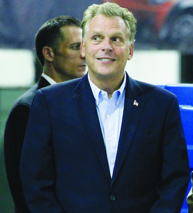 Democratic gubernatorial candidate Terry McAuliffe will visit small businesses in Northern Virginia on Tuesday. (AP Photo/Rogelio V. Solis)