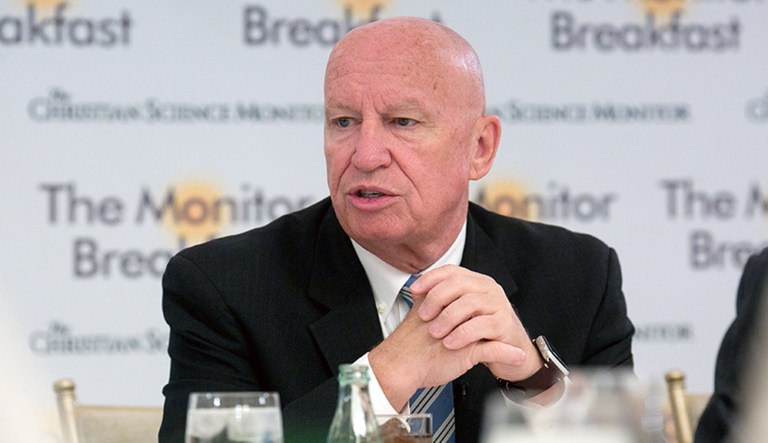 House Ways and Means Committee Chairman Rep. Kevin Brady, R-Texas., suggested that the way to address lawmakers' fears that some their constituents would see tax hikes would be a combination of adjustments to the bill. He said that could include re-calibrating the income levels for the three new tax brackets, dialing up the child tax credit, and adding some kind of break for property taxes. (Michael Bonfigli/The Christian Science Monitor)