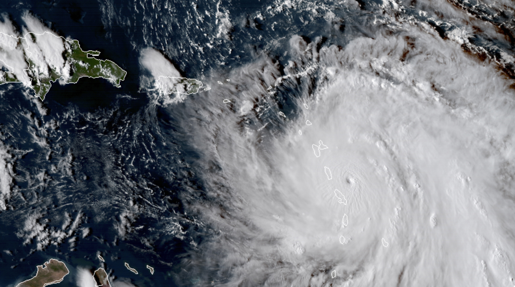 Hurricane Maria rips into Caribbean and could sling Jose toward the US East Coast