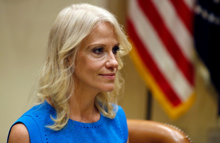 She clashed with a journalist over what a budget cut actually is. (AP)