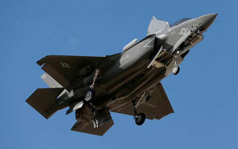 Marine Commandant Gen. Robert Neller says the long delay in delivery of the Lockheed Martin F-35 was largely responsible for current shortfalls in aviation readiness, as the Corps has had to keep older planes flying longer than planned. (AP Photo/Ross D. Franklin)