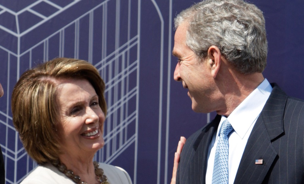Pelosi nostalgic about Bush