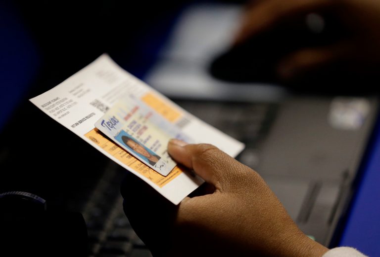 The American Civil Liberties Union asked the U.S. Supreme Court Thursday to block Wisconsin's voter ID law. (AP Photo)