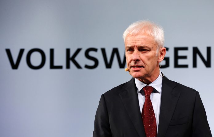 Volkswagen AG chief executive officer Matthias Muller is scheduled to meet with EPA administrators in Washington on Wednesday. Plans for a recall are among the issues expected to be discussed. (AP Photo/Paul Sancya)