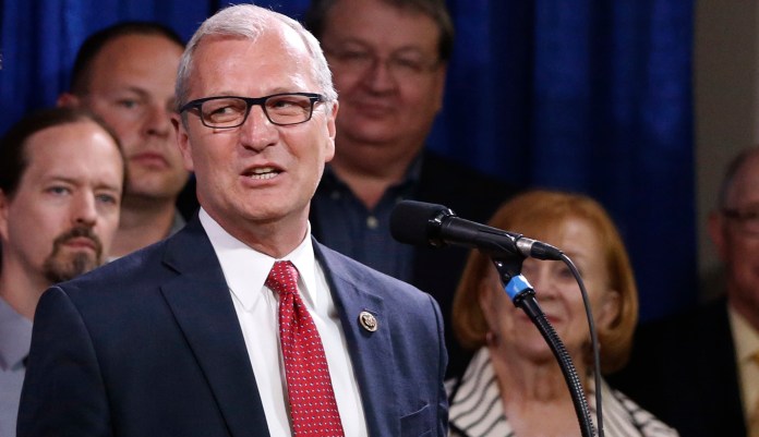 "In my view, I think you have to blame whoever votes no, and that's every Democrat," Cramer said. (AP Photo/Charles Rex Arbogast, File)