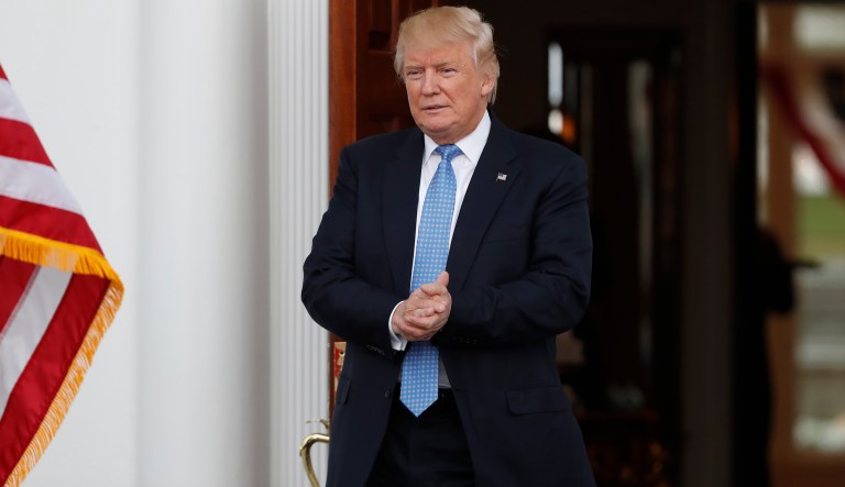 The White House has pushed back on allegations that Trump has yet to weigh in on Moore. (AP Photo/Carolyn Kaster)