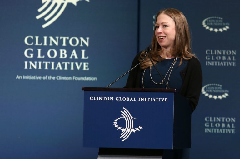 Chelsea Clinton speaks during the Clinton Global Initiative Winter Meeting. (Greg Allen/Invision/AP)