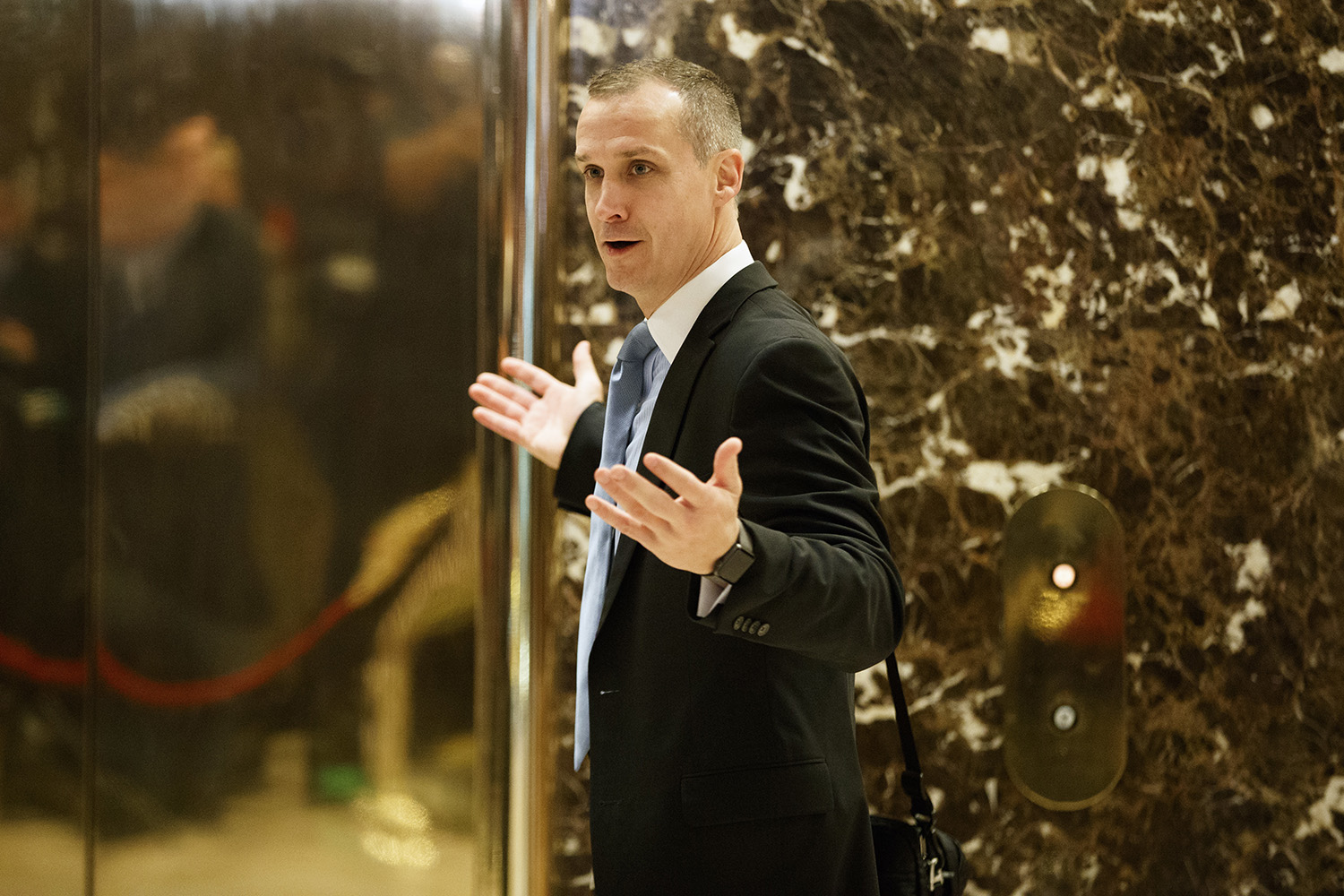 Corey Lewandowski’s offhand Christmas greeting triggers media outrage