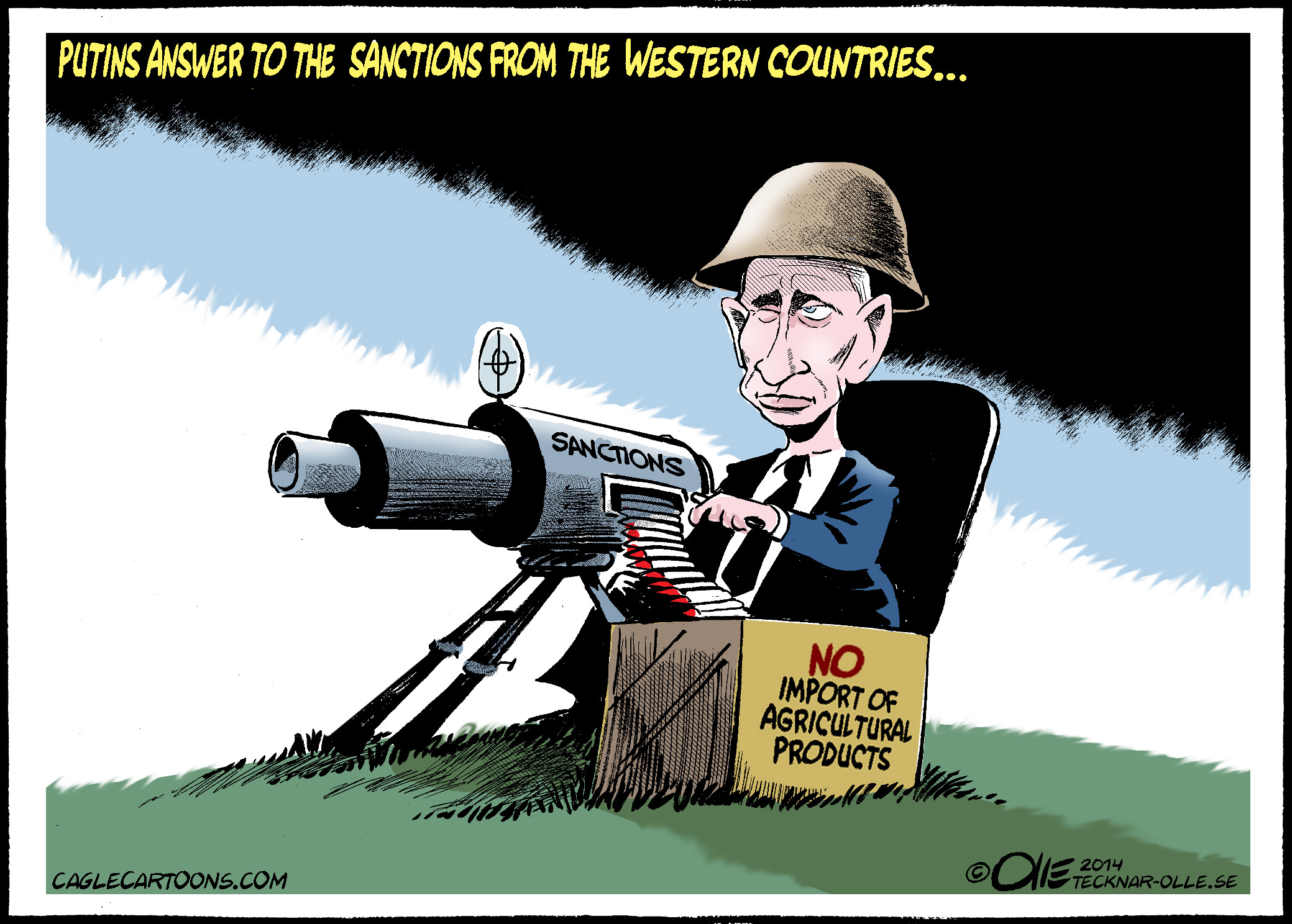 Editorial cartoon: Russia’s response