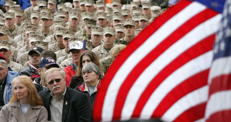 A survey found that 73.8 percent of veterans always or sometimes vote in local elections, compared to just 57.2 percent of non-veterans. (AP Photo/Kiichiro Sato)