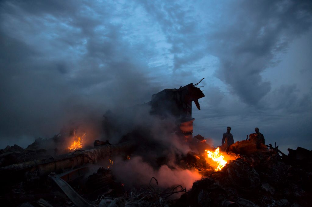 AP PHOTOS: Malaysia plane carrying 295 shot down