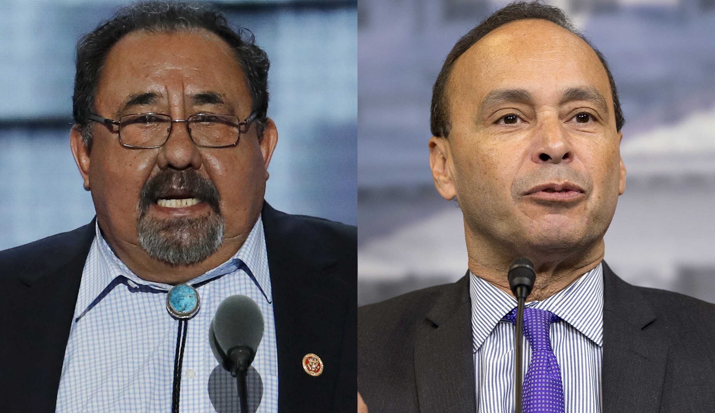 Democratic congressmen Raul Grijalva and Luis Gutierrez arrested at Trump Tower protest