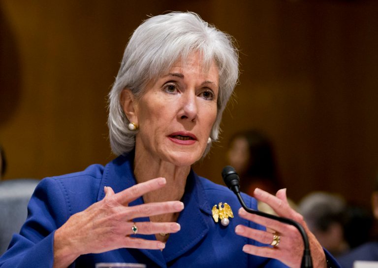 Health and Human Services Secretary Kathleen Sebelius testifies before a Senate committee on Capitol Hill in Washington on Nov. 6. (AP Photo/J. Scott Applewhite)
