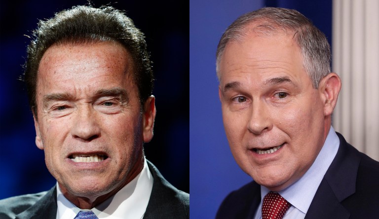 Arnold Schwarzenegger says Scott Pruitt was 