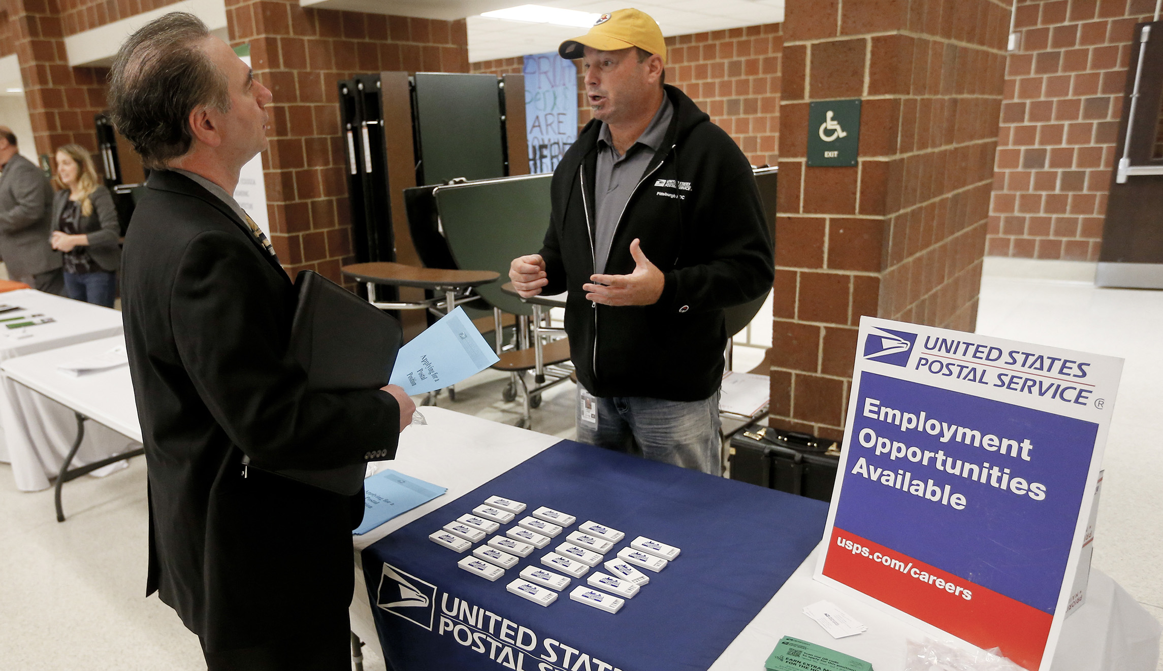 Number of workers receiving unemployment benefits falls to lowest level in 44 years