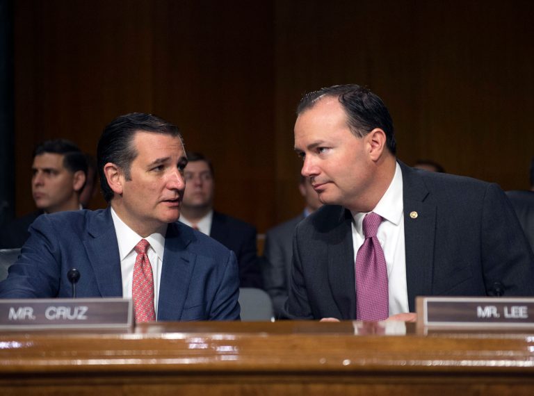Lee has refused to endorse so far in the GOP primary because of his friendship with Rubio, Cruz and Paul. (AP Photo/Molly Riley)