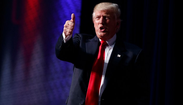 Trump also named 13 other individuals to federal judgeships on lower courts in Alabama, Washington, D.C., Georgia, Kansas, Kentucky, and Texas. (AP Photo/Evan Vucci)