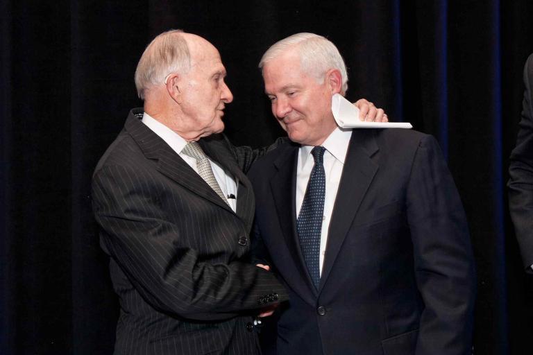 Bush 41 roasts Brent Scowcroft for his snoozing