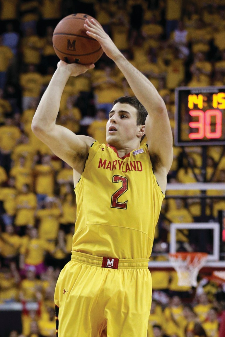 Patrick Semansky/AP
Maryland guard Logan Aronhalt is likely to start his final regular season home game for the Terps on Wednesday night.