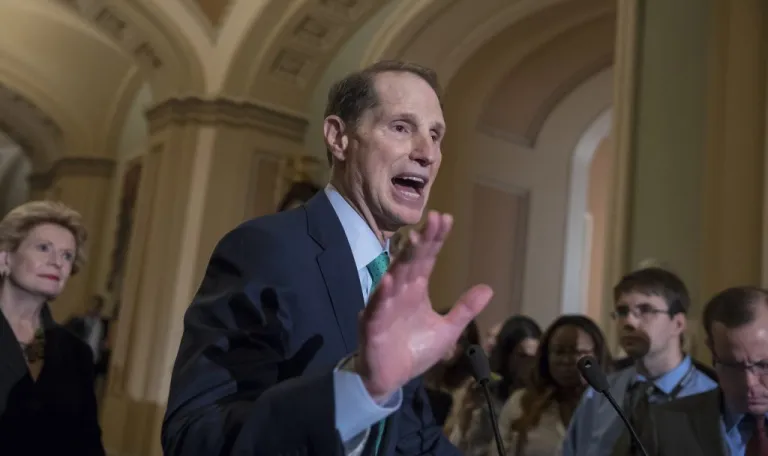 Sen. Ron Wyden submitted a letter Thursday to Department of Homeland Security's acting secretary, Elaine Duke. (AP Photo/J. Scott Applewhite)