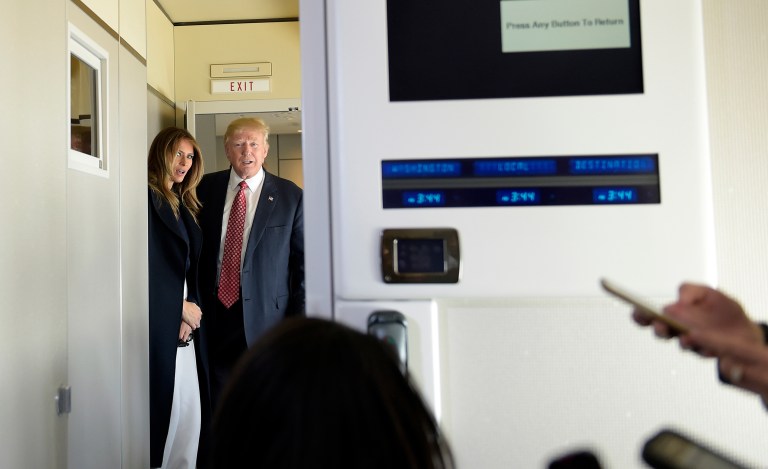 Trump single-handedly reoriented the political landscape and shone a light on a massive portion of the electorate that the media had long forgotten. (AP Photo/Susan Walsh)