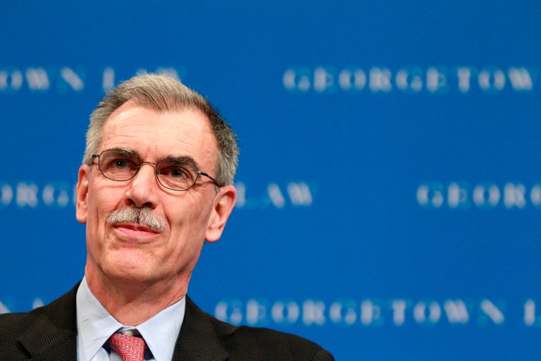 Solicitor General Donald Verrilli, the top Obama administration litigator who defended Obamacare and won other landmark Supreme Court decisions on same-sex marriage and immigration, is stepping down. (AP Photo/Haraz N. Ghanbari)