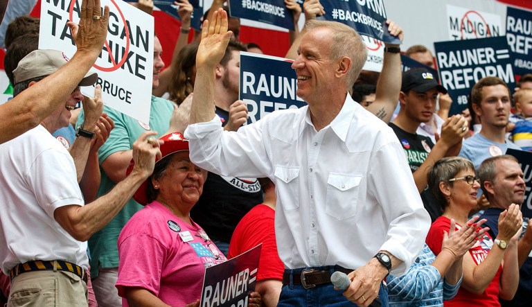 The Republican governor said the rate would not be the comprehensive solution needed to expand the economy and create jobs. (Rich Saal/The State Journal-Register via AP, File)