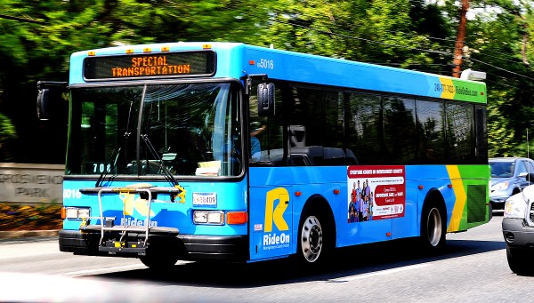 Three hospitalized after 12-car crash involving Ride On bus