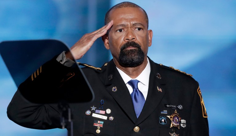 David Clarke, who oversees the jail, is one of 29 defendants named in the federal civil rights lawsuit by the family of Terrill Thomas. (AP Photo/J. Scott Applewhite)