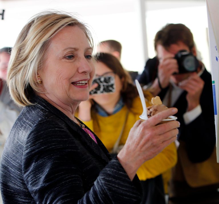 The all-but-certain Democratic nominee Hillary Clinton is widely known; there is relatively little room for voters to revise their opinions of her.Â (AP Photo)Â 