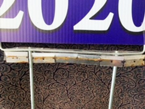 Michigan man gets 13 stitches after attempting to move Trump-Pence sign rigged with razor blades