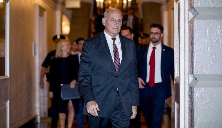 John Kelly tells GOP lawmakers to push back against Trump’s denial of Russian meddling: Report