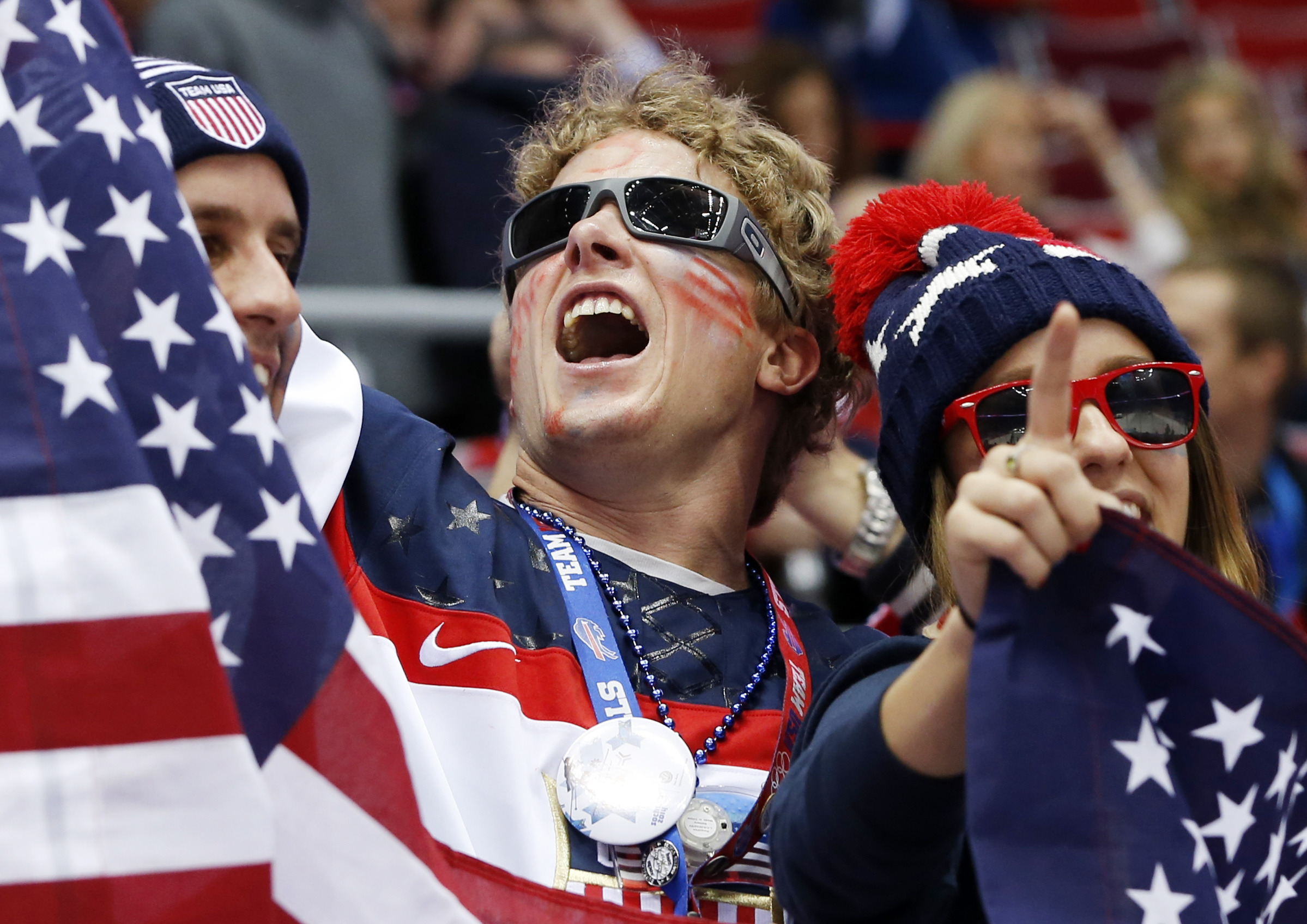 SOCHI SCENE: USA fans on their own