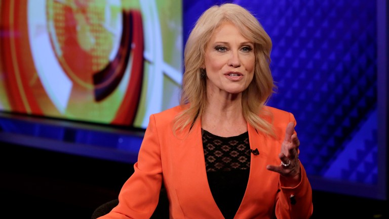 White House counselor Kellyanne Conway pushed back against claims that President Trump's firing of FBI Director James Comey was an attempt to suspend a federal investigation into connections between Russia and the administration. (AP Photo/Richard Drew)