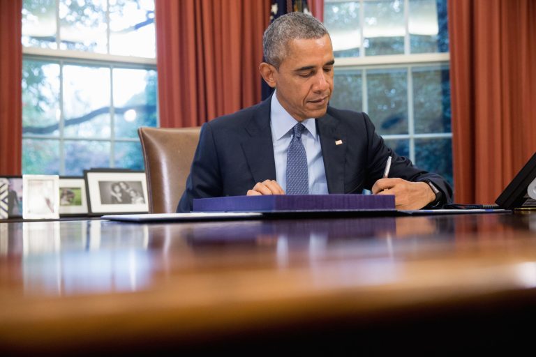 President Obama signed a short-term bill. (AP Photo/Andrew Harnik)