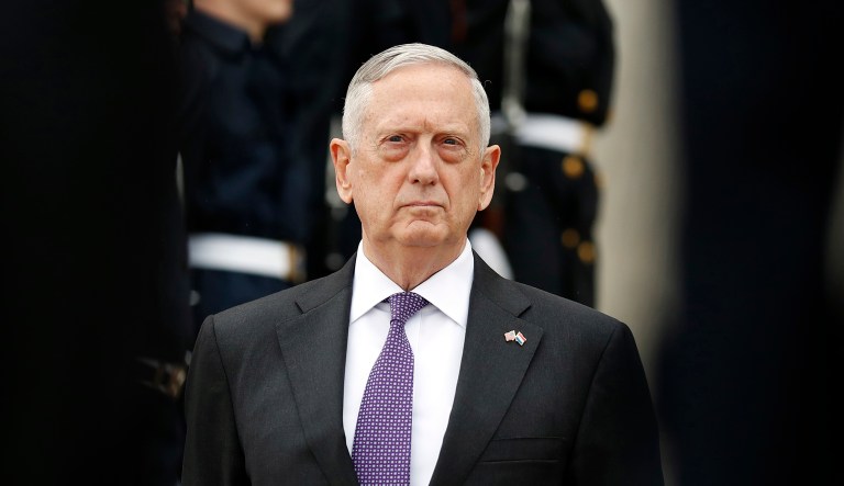 Mattis met Wednesday with South Korea's defense minister at the Pentagon and was asked about the presidentâs tweet earlier that morning that 