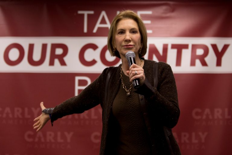 Fiorina said that she's in the 2016 contest for the 