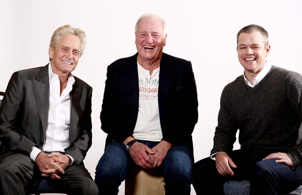 Michael Douglas, Matt Damon dramatize a steamy showbiz affair