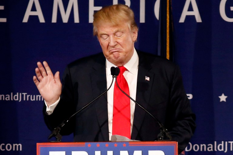 A letter in Des Moines Register refers to many of Donald Trump's controversial stances on immigration and refugees. (AP Photo/Mic Smith, File)