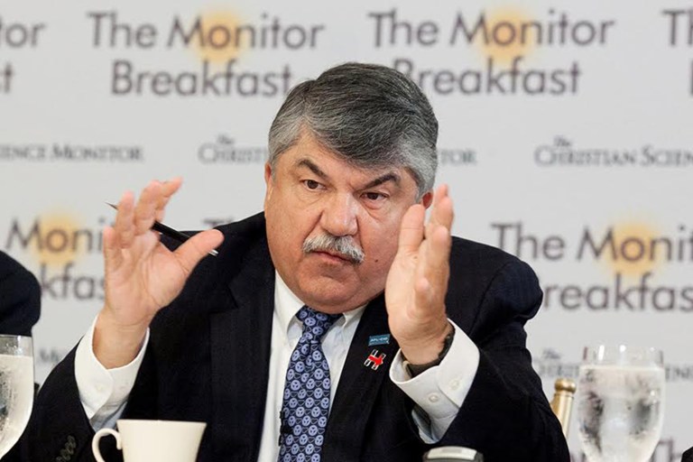 AFL-CIO head Richard Trumka said Donald Trump 