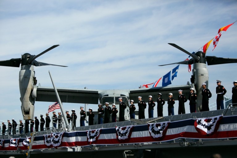 —œMoving the start of construction to 2018 will build on the significant investments made by Congress in the LPD ship class and in particular LPD 28, the 12th ship of the San Antonio-class,—? the coalition said. (AP Photo)