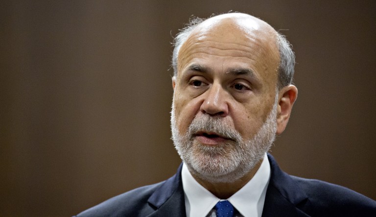 Ben Bernanke, former chairman of the U.S. Federal Reserve, suggested that Trump Fed chairman nominee Jerome Powell is likely to formally begin re-examining the Fed's target this year and that there 