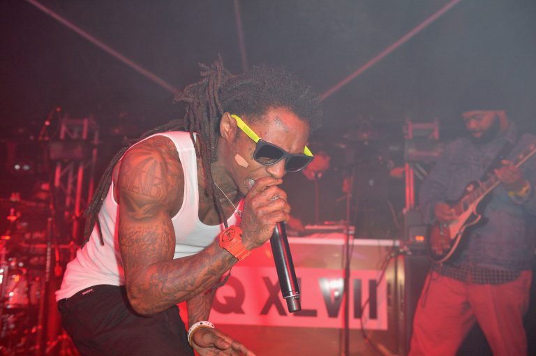 Getty Images file 
Rapper Lil Wayne used a derogatory misspelling of the United States' name for his album titled 